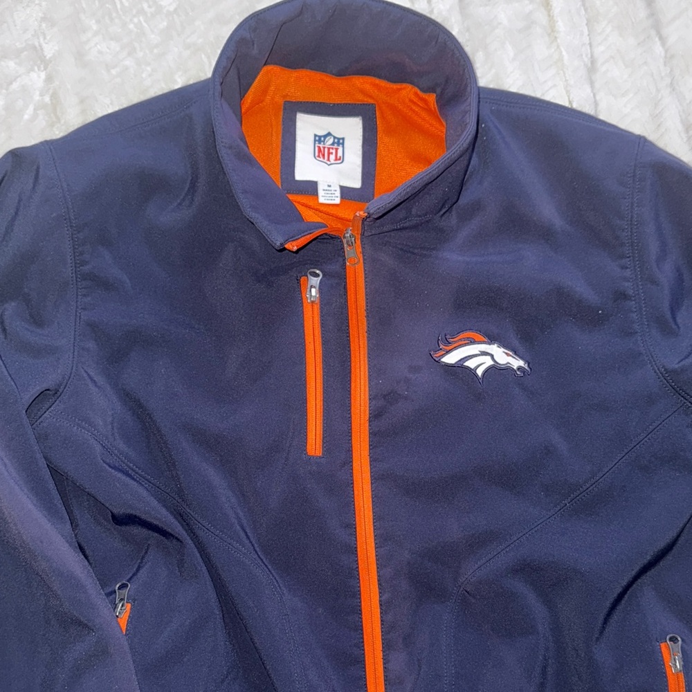 NFL Denver Broncos Navy and Orange Jacket